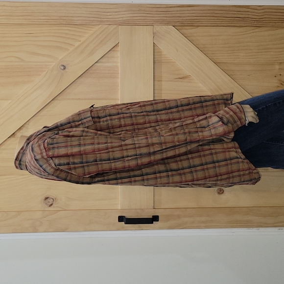 Wrangler Retro | 100% Cotton Plaid Button Up Shirt | XL - Picture 9 of 11